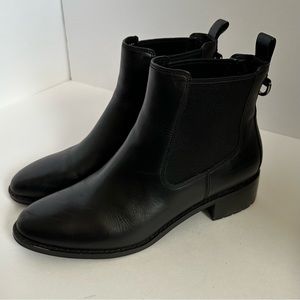 Cole Haan Newburg Waterproof Chelsea Boot, Black Size 10